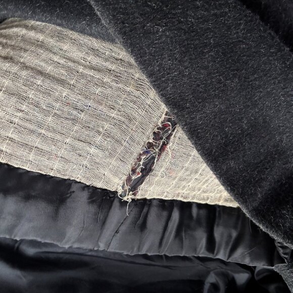 1950s Midcentury Gray Wool Coat M/L - Picture 10 of 10